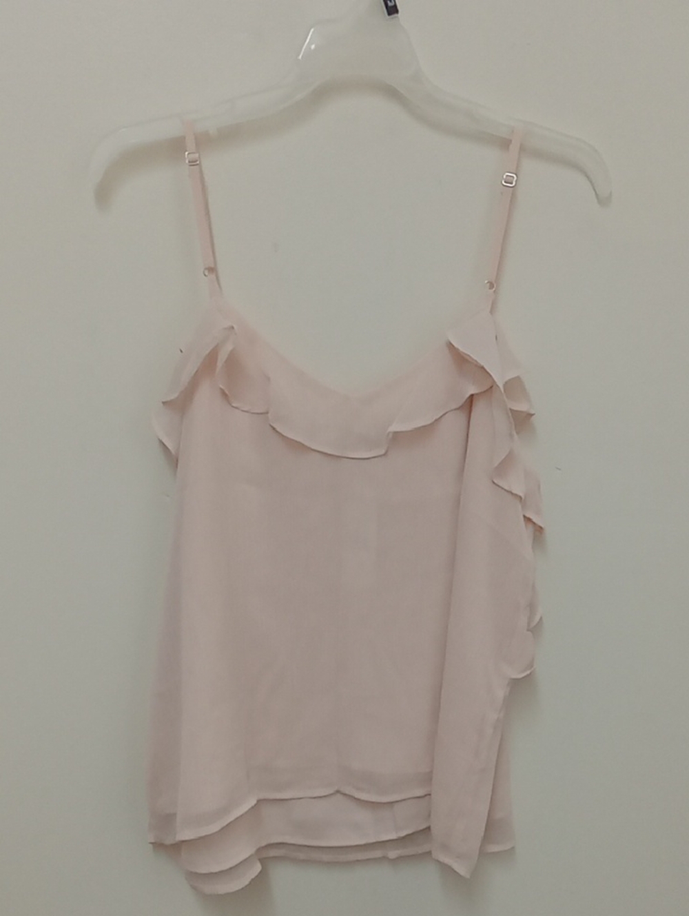 NWT Beautiful LOFT Chiffon Ruffle Cami - Picture 3 of 7